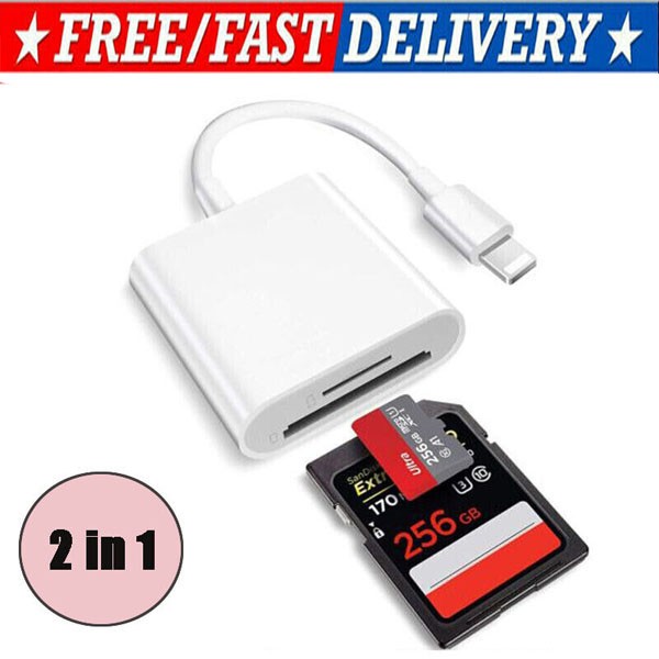 TF/SD Card Adapter Camera Reader for iPad iPhone6 7 8 Plus 13 14 15 Pro X Xs Lot TF/SD Card Adapter Camera Reader for iPad iPhone6 7 8 Plus 13 14 15 Pro X Xs Lot