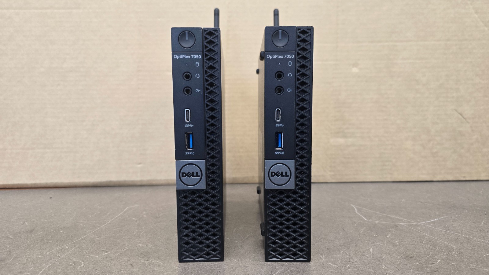 (Lot of 2) Dell OptiPlex 7050 Micro i5-7500T, 8GB RAM, 256GB NVMe Win 10 Pro #21