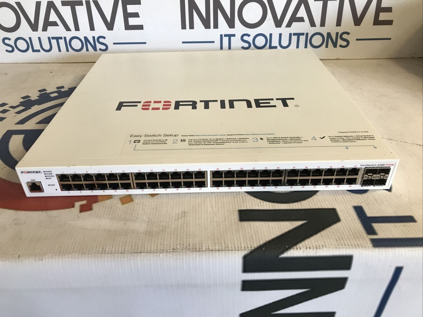 Fortinet FortiSwitch 248E-POE 48-Port Managed PoE+ Secure Access Switch