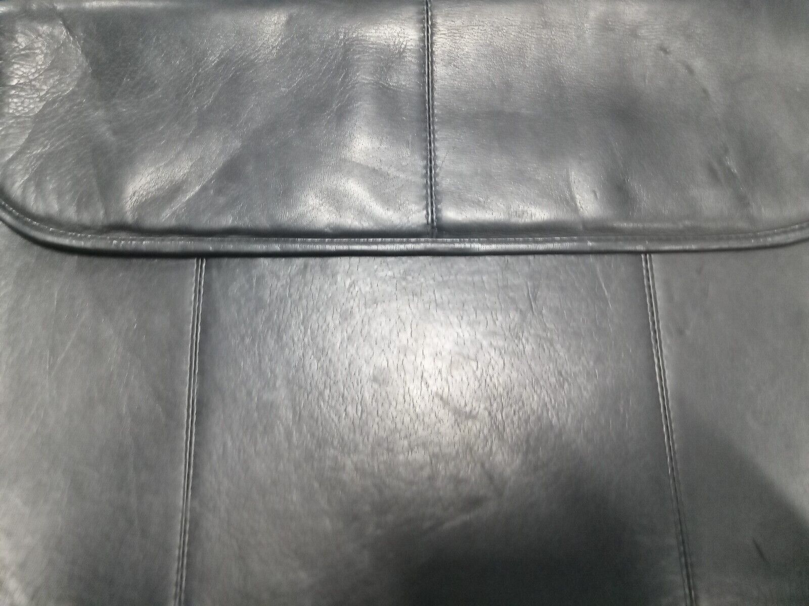 large leather briefcase shoulder