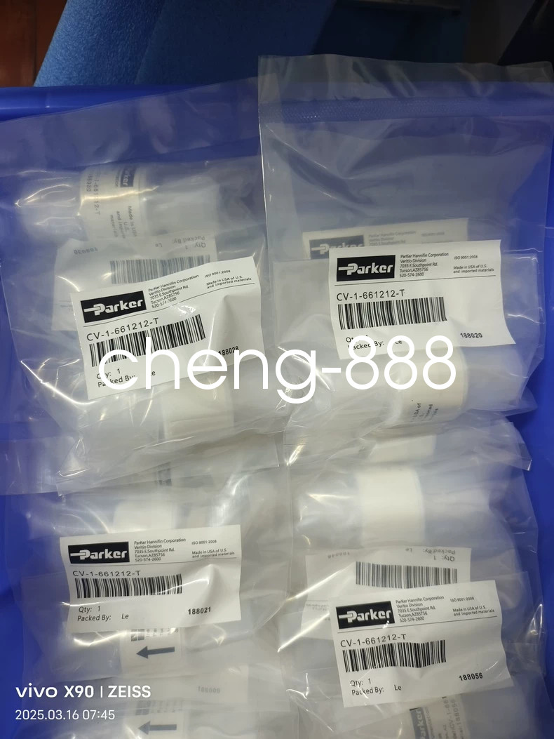 1PCS Parker CV-1-661212-T Check valve new via FedEx or DHL 1PCS Parker CV-1-661212-T Check valve new via FedEx or DHL