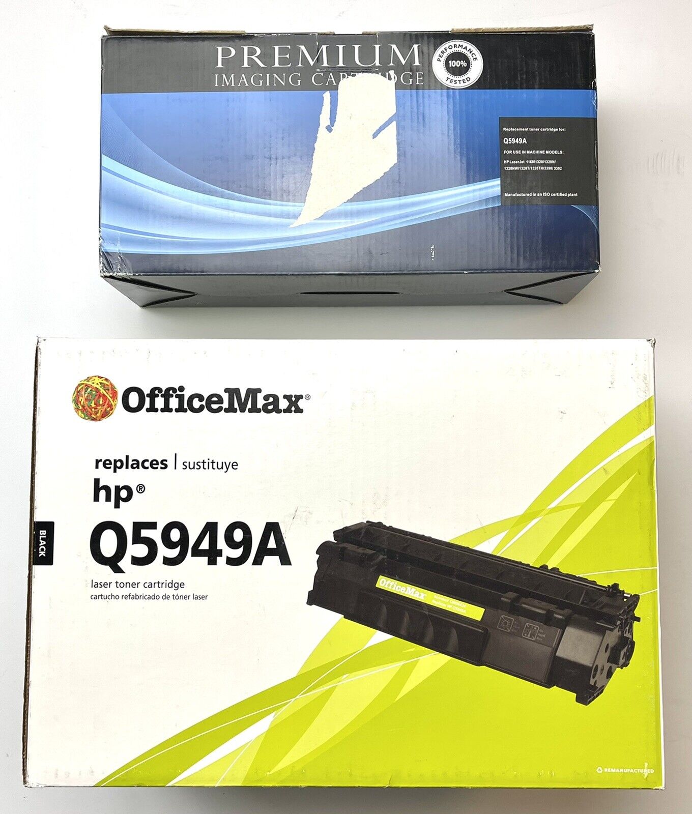 2x Replacement Laser Printer TONER CARTRIDGE Black Q5949A for HP 49A NIB NEW
