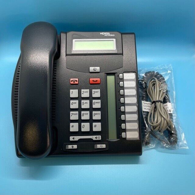 Refurbished Avaya / Nortel Norstar T7208 Charcoal Business Display Telephone