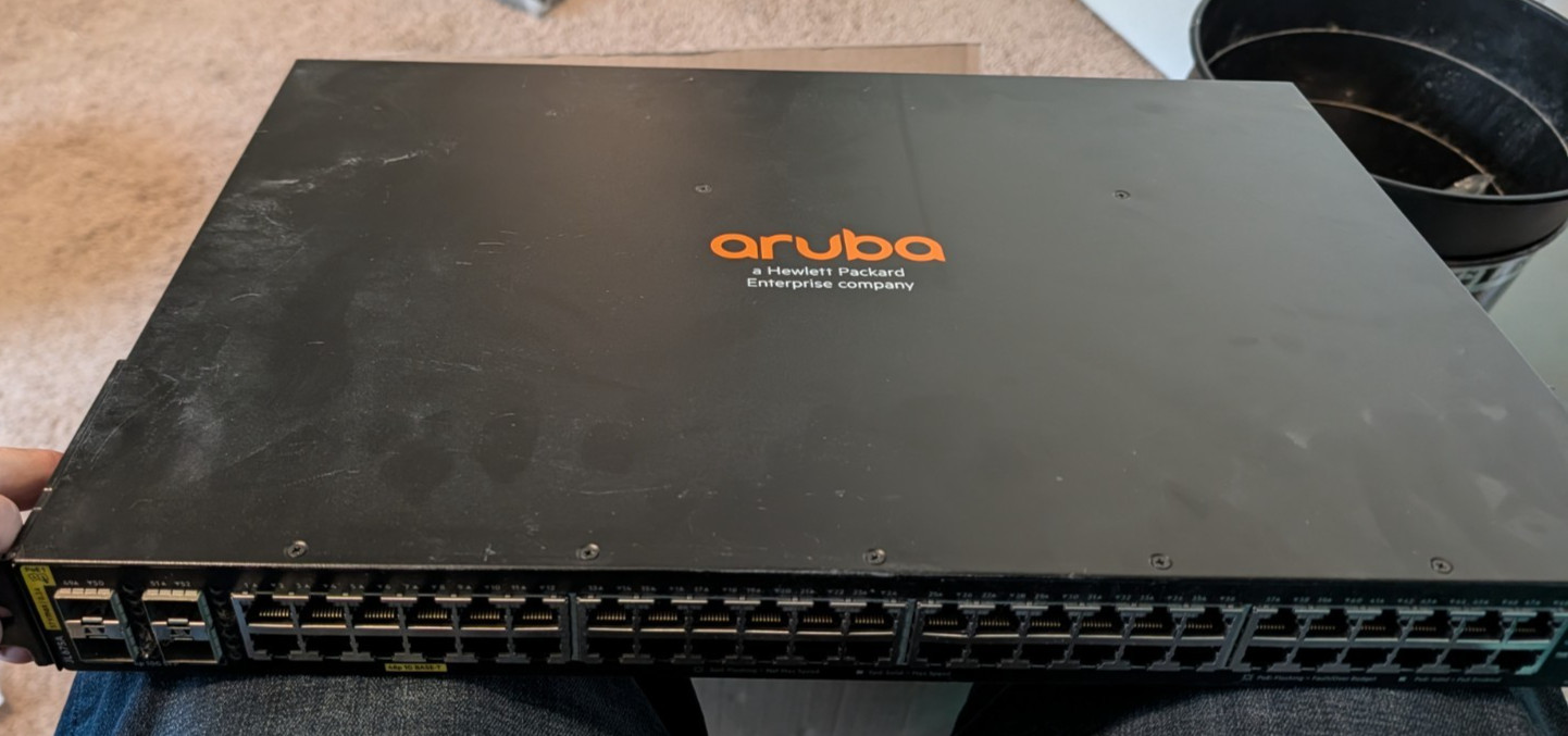 HPE Aruba 6100 48 port Gigabit PoE Switch HPE Aruba 6100 48 port Gigabit PoE Switch