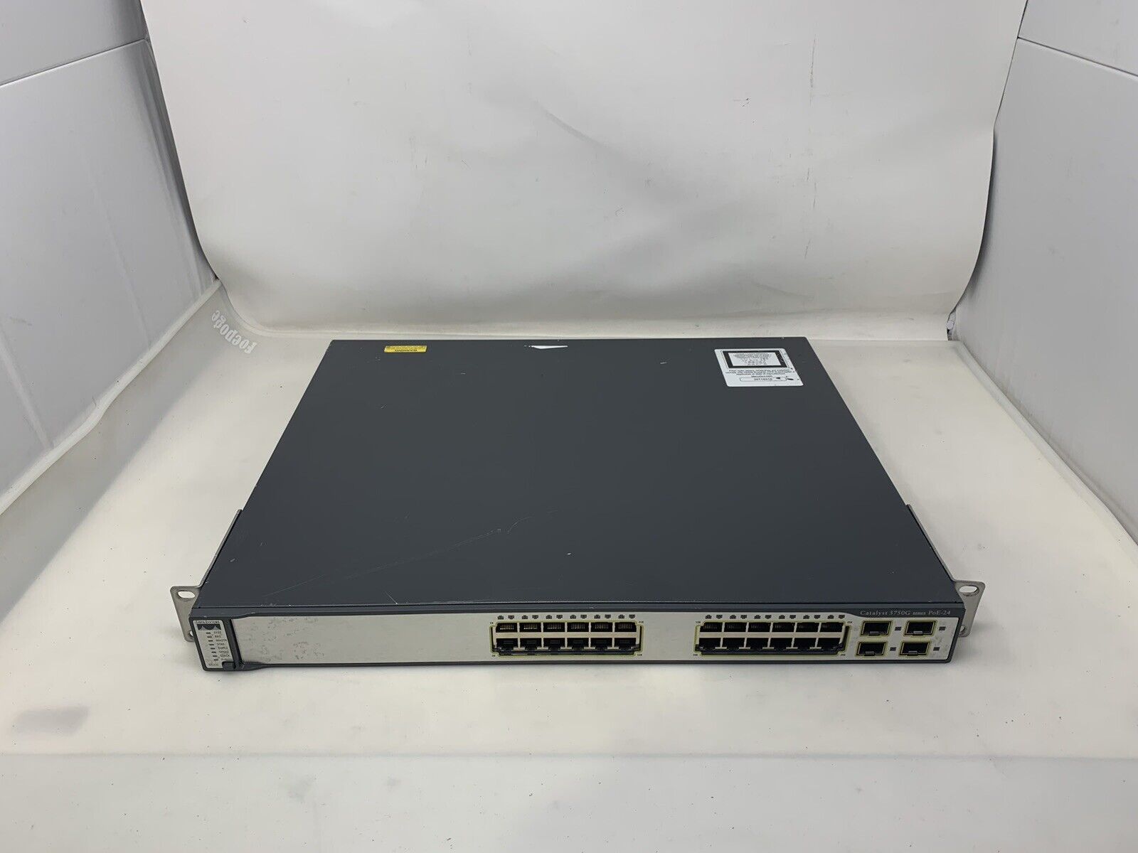 Cisco WS-C3750G-24PS-S 24 Port PoE 10/100/1000 Gigabit Switch 40324F16