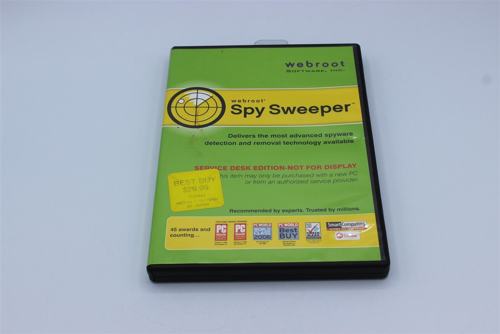 Webroot Software Spy Sweeper Windows 98, 2000, XP, MC With Key