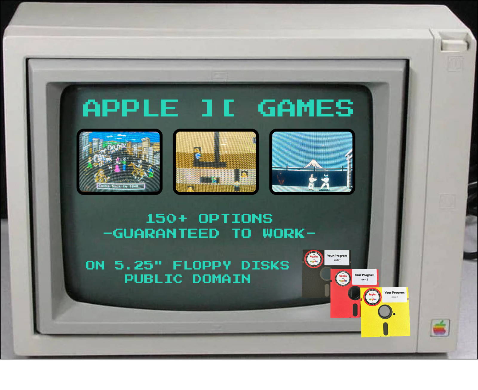 Apple II Games on Floppy Disks: Public Domain Retro / Vintage Software πβπ Apple II Games on Floppy Disks: Public Domain Retro / Vintage Software πβπ