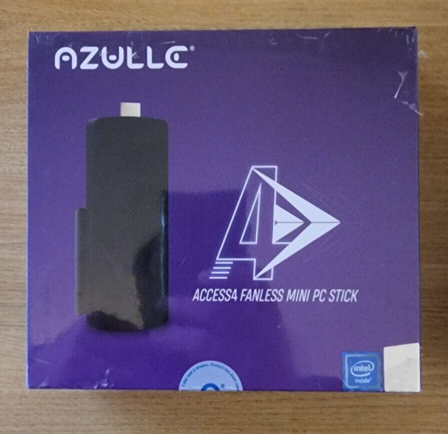 NEW - Azulle Access4 Fanless Mini PC Stick 4GB Memory, 64GB Storage, Win 11 Pro