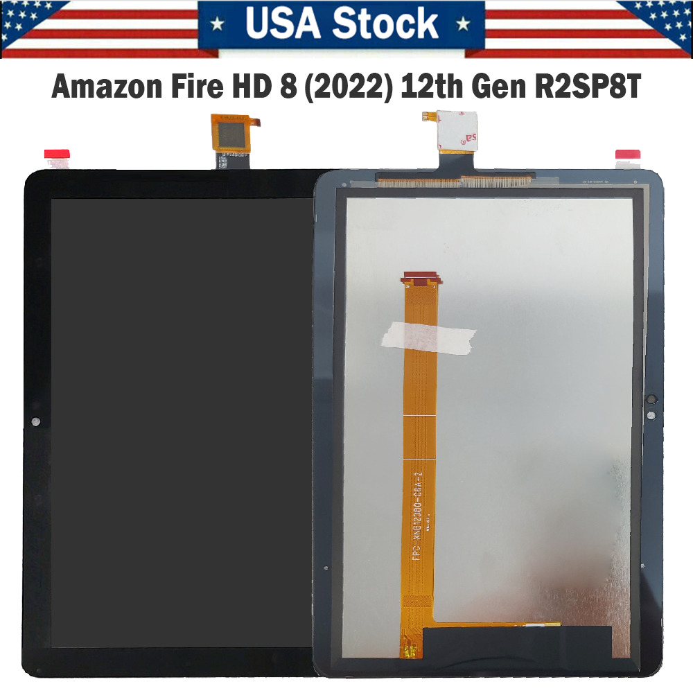 LCD Display & Touch Screen Digitizer For Amazon Fire HD 8 (2022) 12th Gen R2SP8T