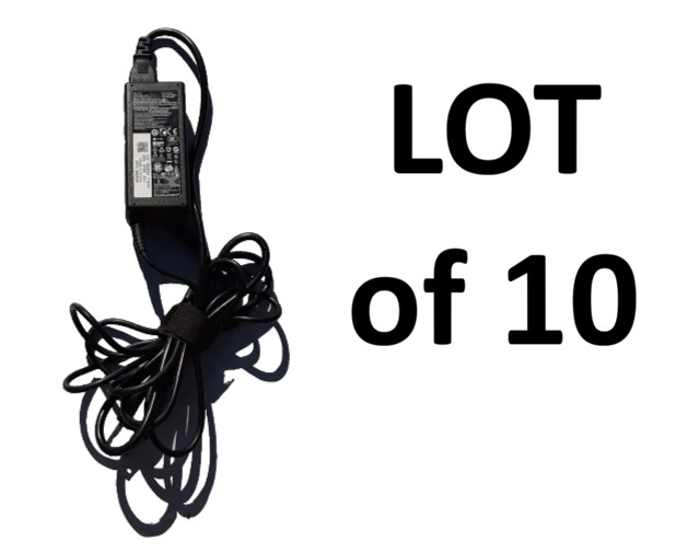 Lot of 10 - Dell 7.4mm x 5.0mm 65W 19.5V 3.34A Power Supply AC Adapter Charger Lot of 10 - Dell 7.4mm x 5.0mm 65W 19.5V 3.34A Power Supply AC Adapter Charger
