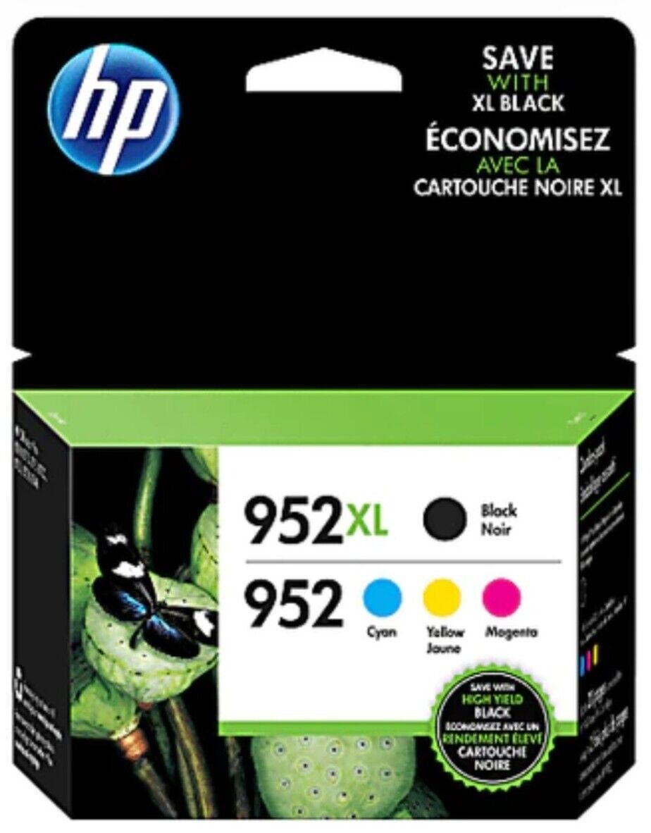 Brand New Genuine OEM  HP  952XL Combo Pack