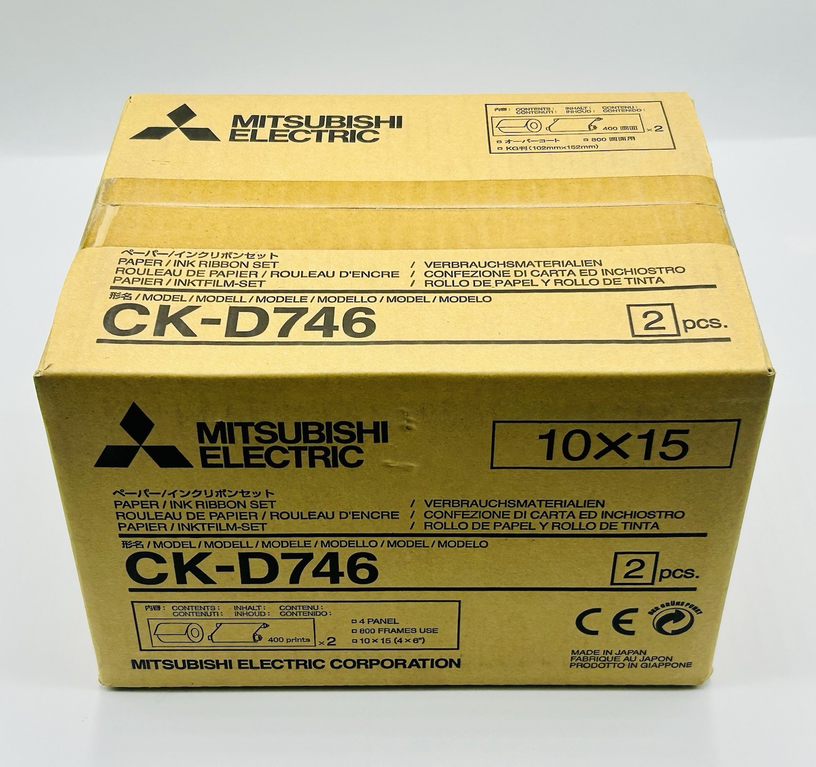 Mitsubishi Electric (CK-D746) 405 009 x 2 Rolls (4\ Mitsubishi Electric (CK-D746) 405 009 x 2 Rolls (4\