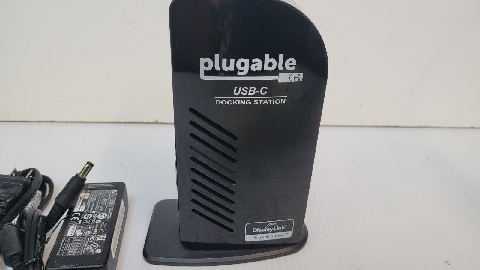 Plugable USB Type-C Triple Display Docking Station UD-ULTCDL with AC Adapter