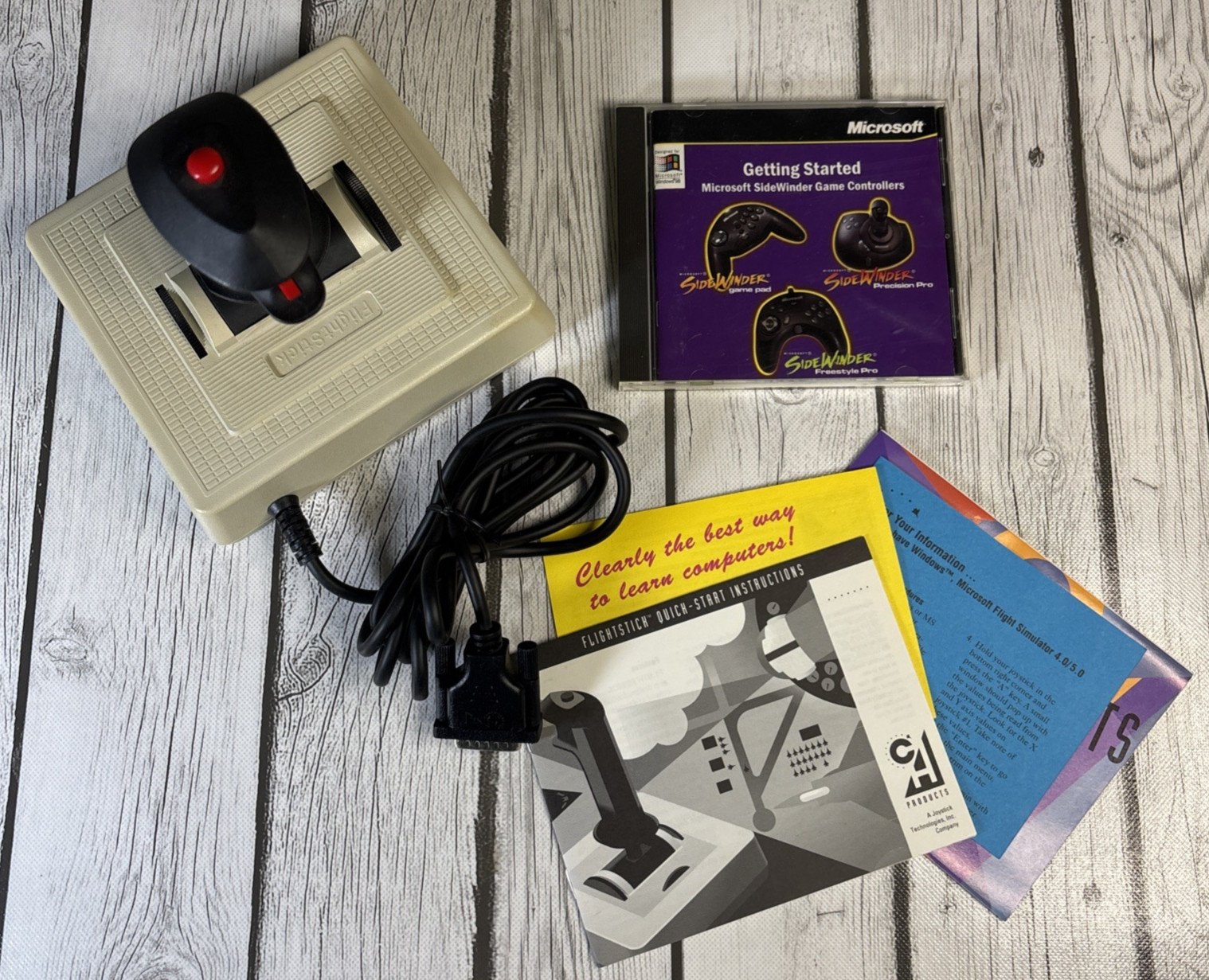 Vintage CH Flightstick Advance Performance Joystick IBM and Compatible PCs. Vintage CH Flightstick Advance Performance Joystick IBM and Compatible PCs.