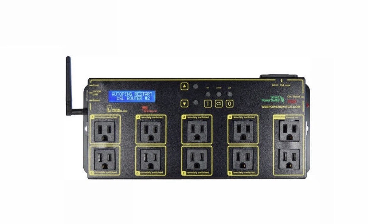 DLI DLI-PRO-10 8+2 Wireless Web Power Switch WiFi Remote Power Reboot