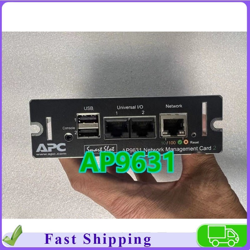 APC AP9631 UPS Environmental Monitoring Network Management Card Fast Shipping APC AP9631 UPS Environmental Monitoring Network Management Card Fast Shipping