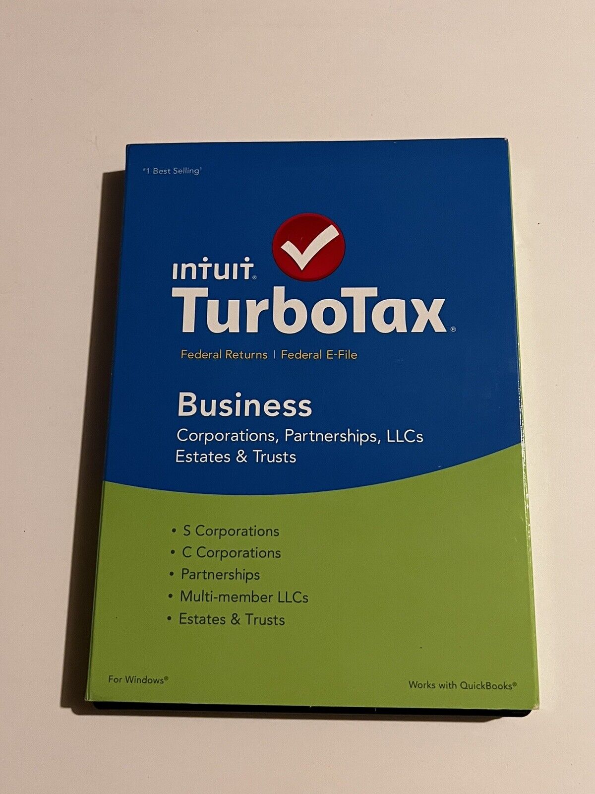 Intuit Turbotax Business Corporation Partnership Estate Trust 2015 Windows PC