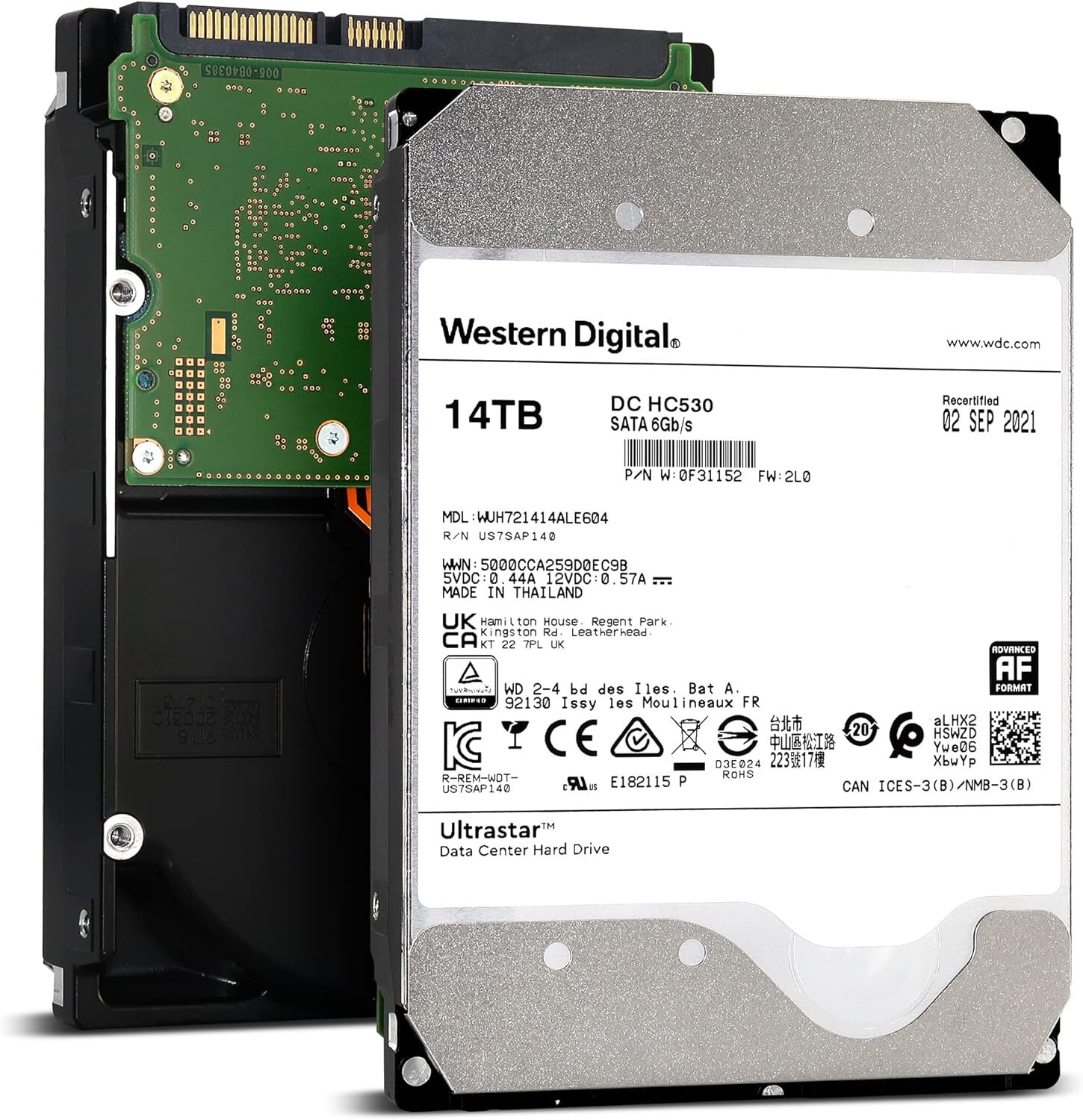 WD Ultrastar DC HC530 14TB SATA 6G 3.5 WD Ultrastar DC HC530 14TB SATA 6G 3.5