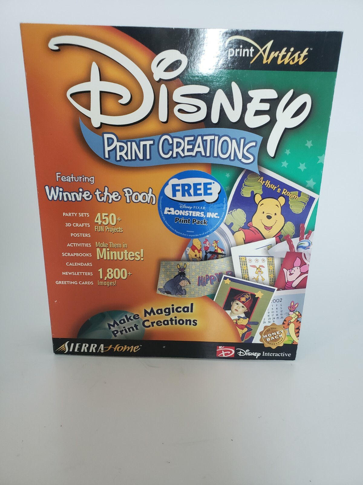 Disney Print Creations Featuring Winnie The Pooh (PC CD-Rom, 2002) New. Disney Print Creations Featuring Winnie The Pooh (PC CD-Rom, 2002) New.