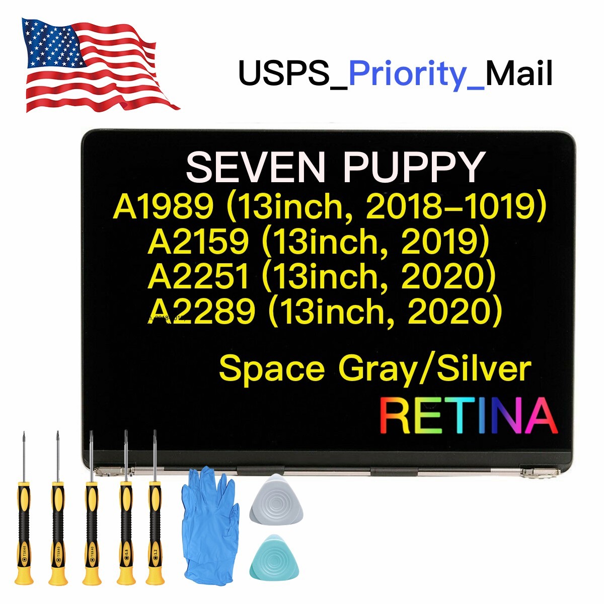 New For MacBook Pro A1989 A2159 A2251 A2289 LCD Screen Display Replacement A+++ New For MacBook Pro A1989 A2159 A2251 A2289 LCD Screen Display Replacement A+++