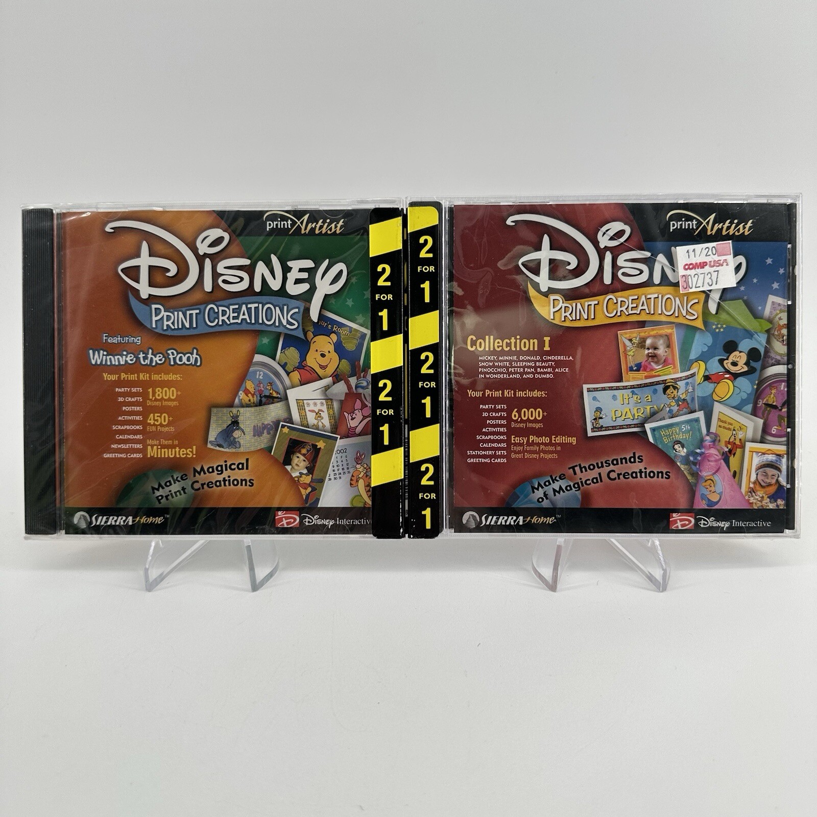 Disney Print Creations: Winnie the Pooh And Collection 1 Print Artist PC CD ROMs Disney Print Creations: Winnie the Pooh And Collection 1 Print Artist PC CD ROMs