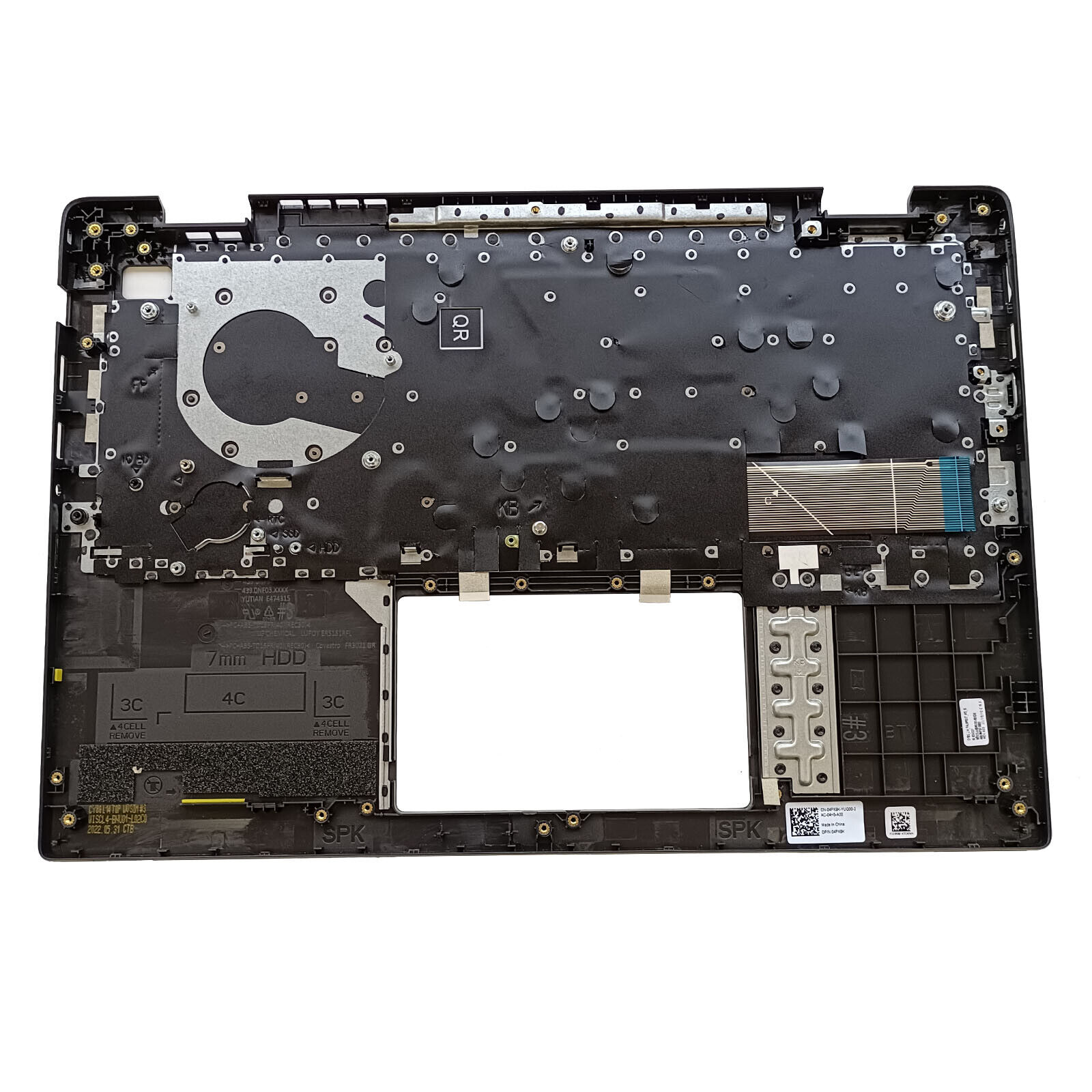Top Palmrest w/ Non-Backlit Keyboard For Dell Latitude 3420 E3420 2RM93 4PX9K US