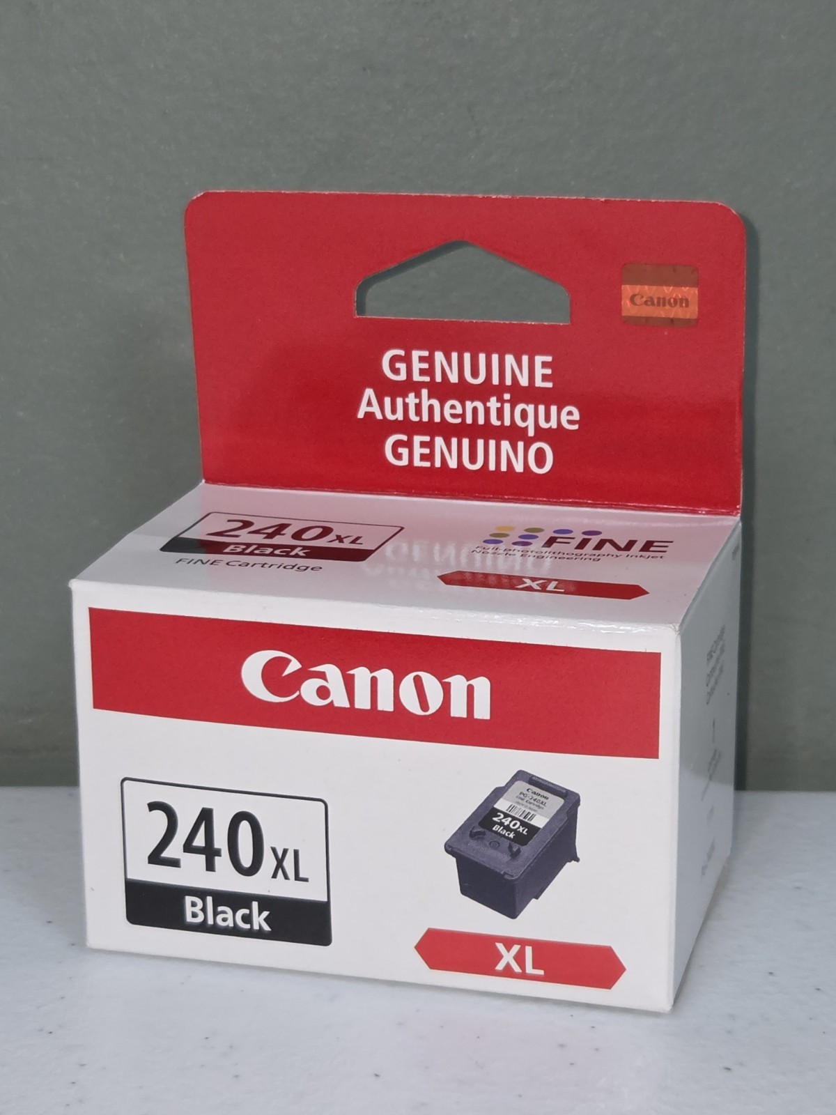 New & Sealed Genuine Canon 240 XL Fine Black Ink Cartridge 240XL NIB