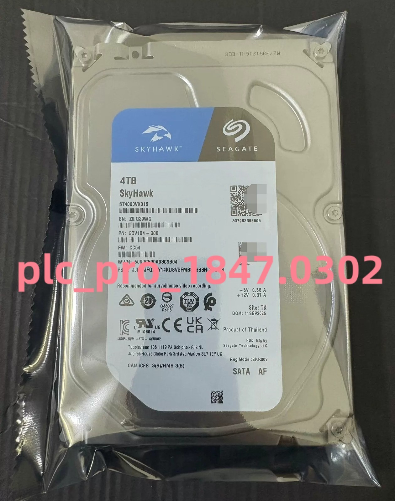 New Seagate ST4000VX016 SkyHawk 4TB 3.5 New Seagate ST4000VX016 SkyHawk 4TB 3.5
