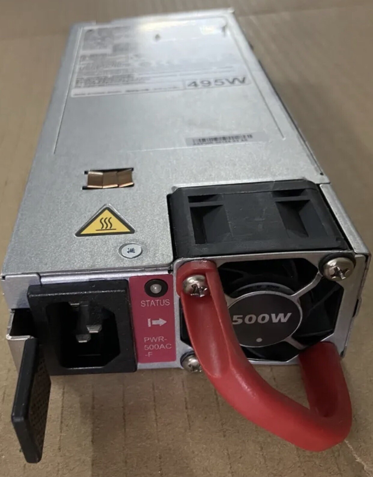 Arista PWR-500AC-F Power supply for 7050X 7280 Switches (front-to-rear airflow) Arista PWR-500AC-F Power supply for 7050X 7280 Switches (front-to-rear airflow)