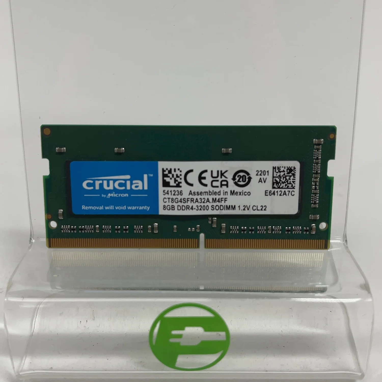 Crucial Micron 8GB (1x8GB) RAM DDR4 3200MHz CT8G4SFRA32A Crucial Micron 8GB (1x8GB) RAM DDR4 3200MHz CT8G4SFRA32A