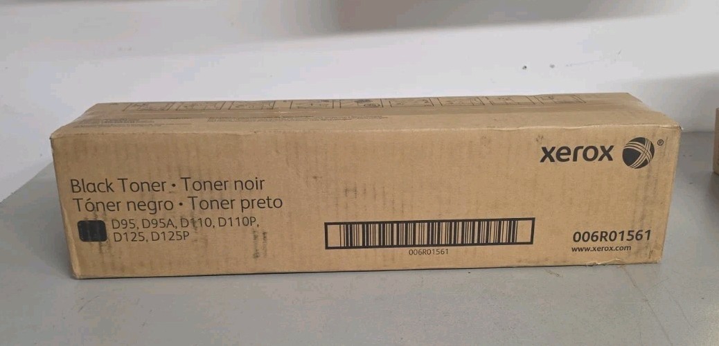 NEW SEALED Genuine Xerox Black Toner Cartridge 006R01561 6R1561 D95 D95A D110 NEW SEALED Genuine Xerox Black Toner Cartridge 006R01561 6R1561 D95 D95A D110