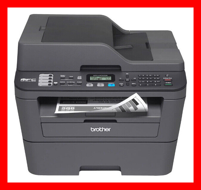 Brother MFC-L2707DW Printer w/ NEW Toner & NEW Drum ONLY 4,305 Pages REFURB 