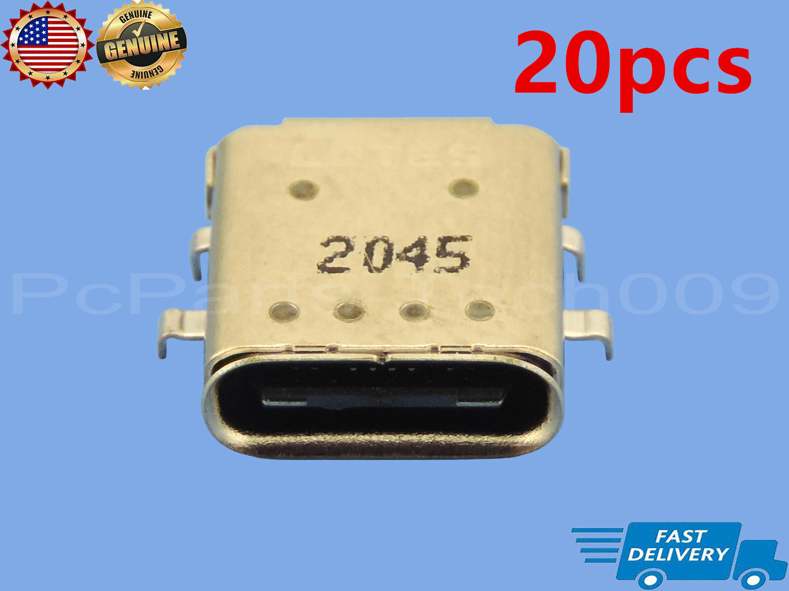 20X Lot For Dell Chromebook 3100 P30T001 Type-C USB DC Power Jack Charging Port