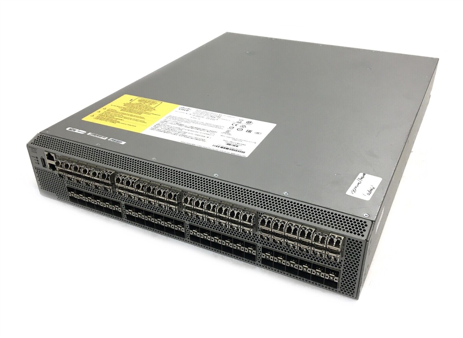Cisco DS-C9396S 96-Port (60 Active) 16G FC Switch Dual 1200W PSU W/ 48x 16G SFP
