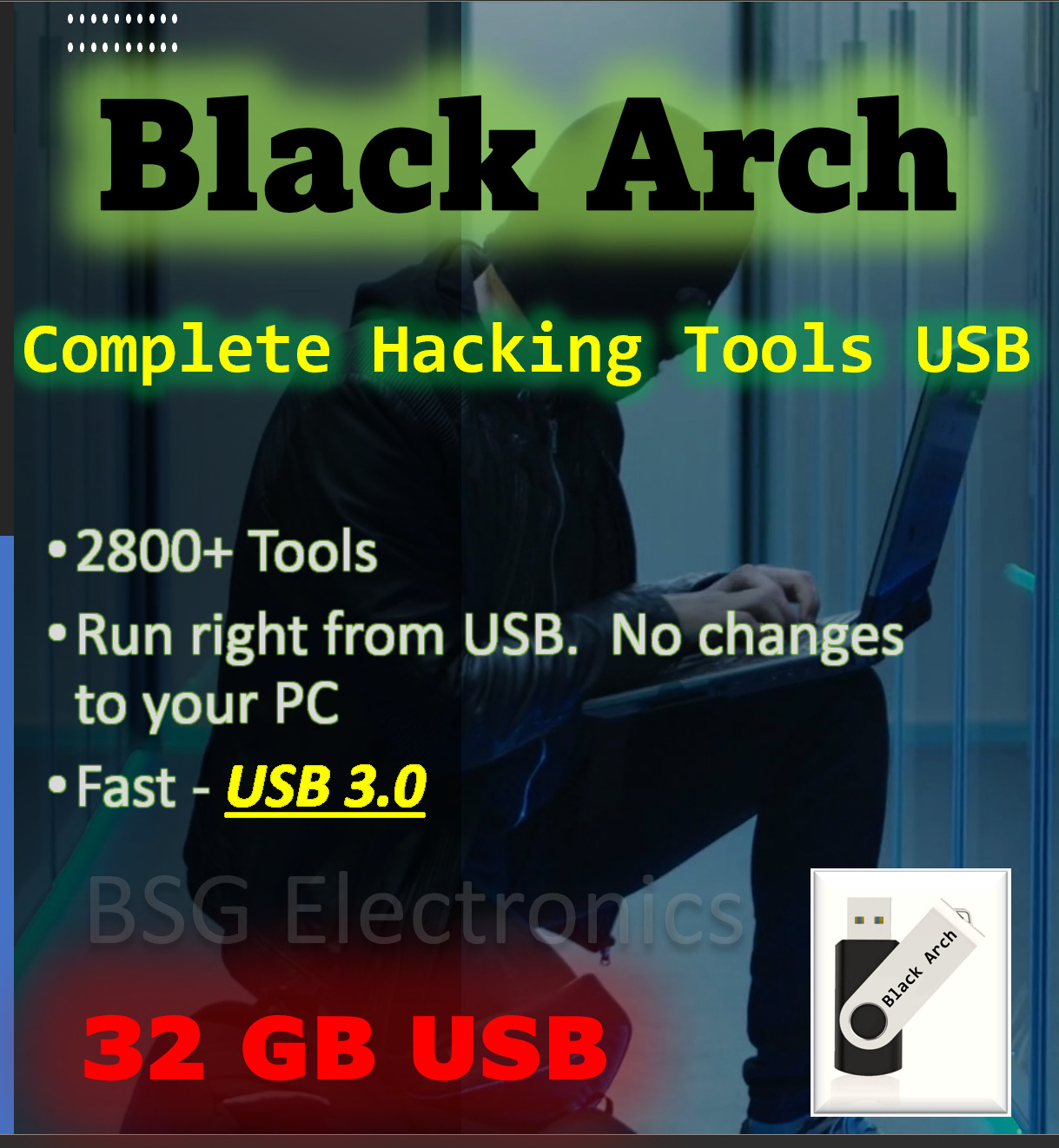 USB BlackArch - Penetration Testing