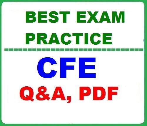 CFE  Certified Fraud Examiner BEST EXAM Q&A - Latest 2024