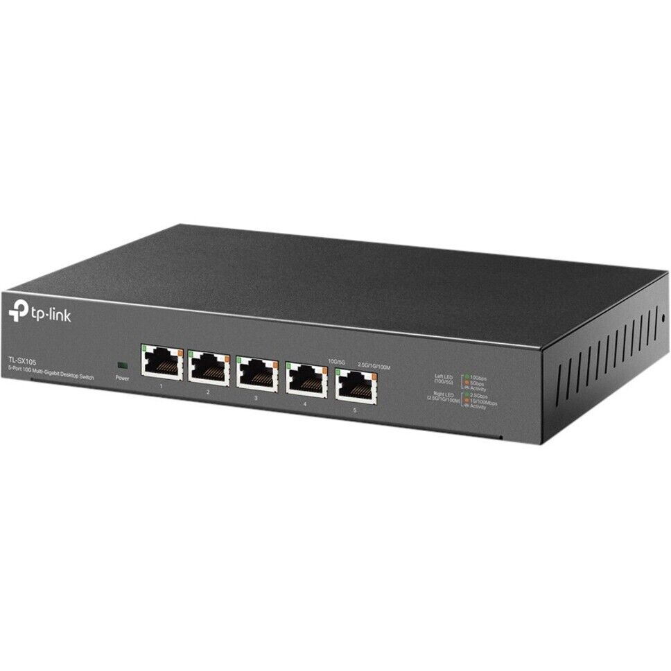 TP-Link TL-SX105 - 5 Port 10G/Multi-Gig Unmanaged Ethernet Switch - Limited