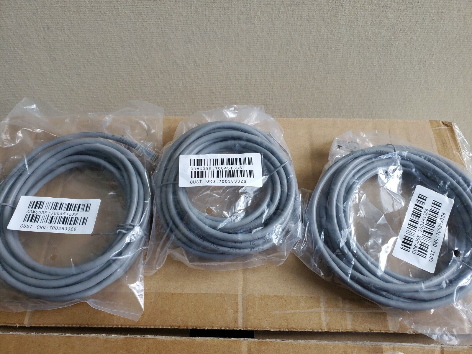 Pack of 12 Avaya CAT5E 14FT Ethernet Patch Cable / Line Cord 700451586 
