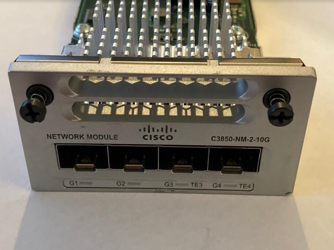 C3850-NM-2-10G Genuine Cisco Catalyst 3850 2 x 10GE Network Module