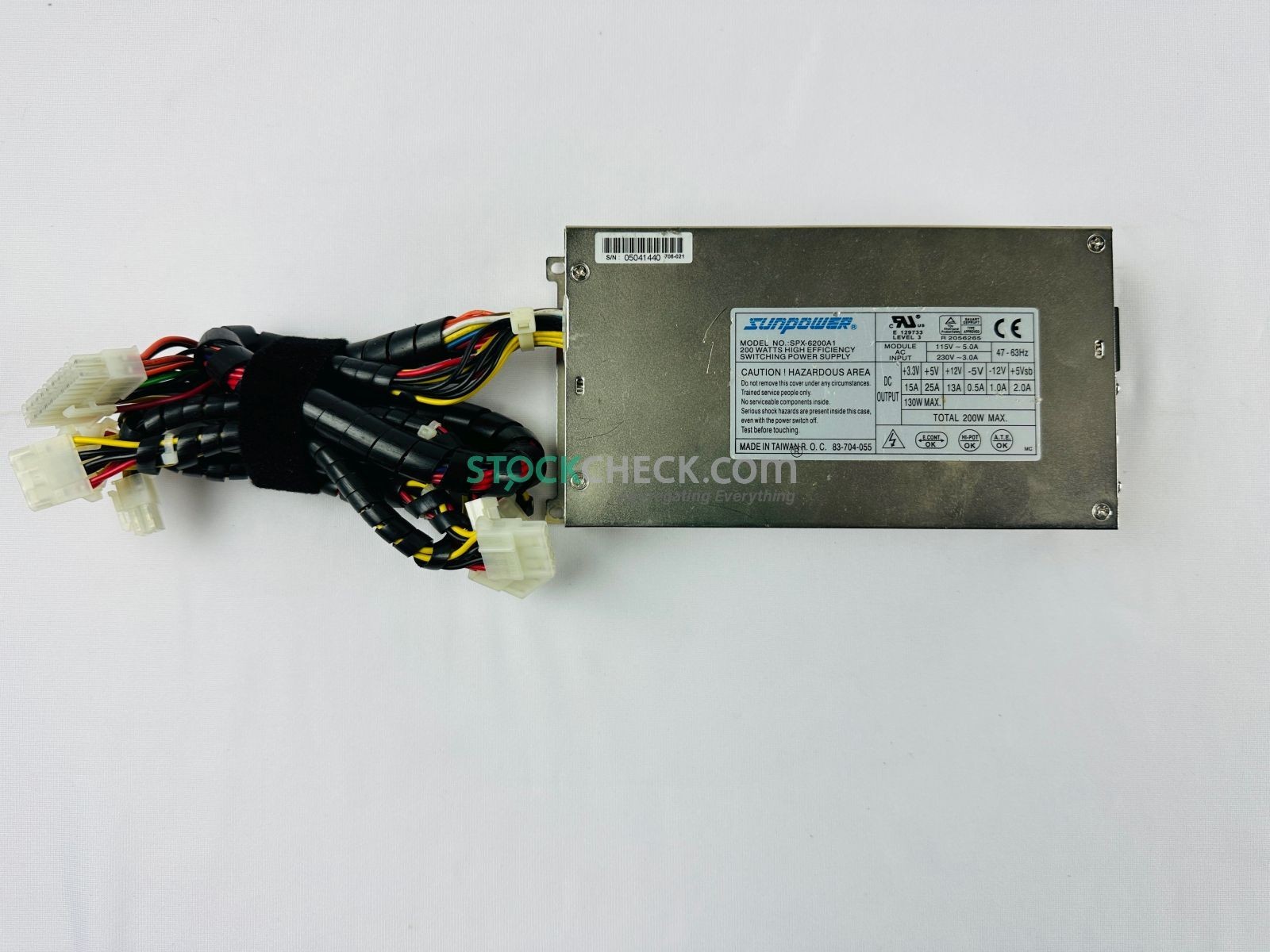 Sunpower SPX-6200A1 Power Supply