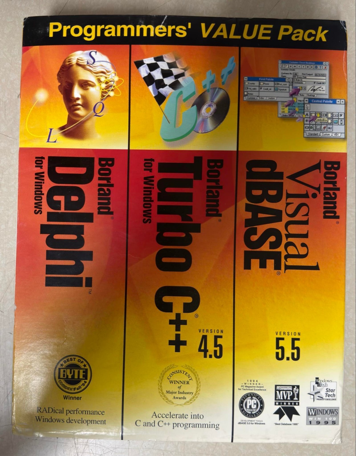 Vintage Borland Programmer\'s Value Pack