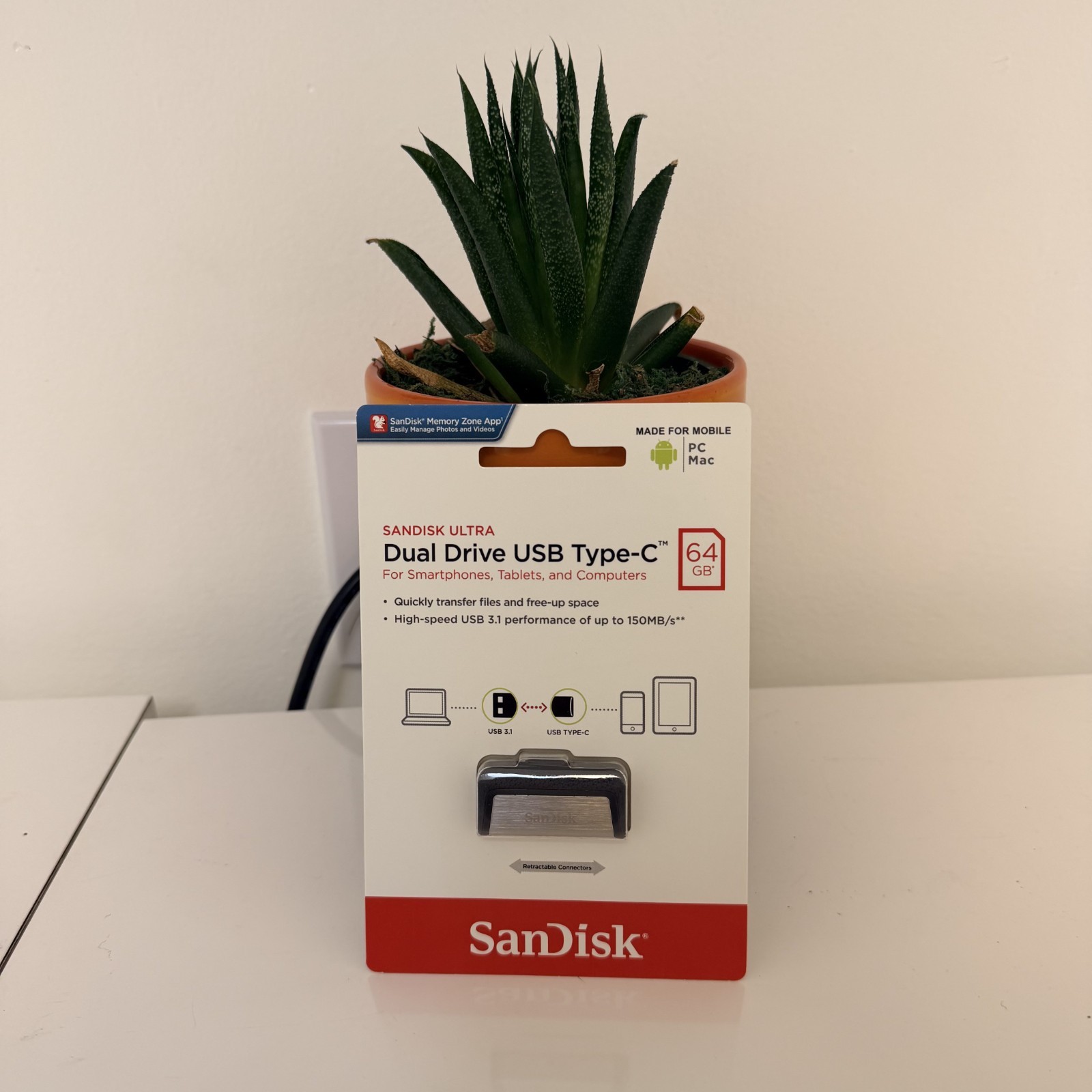 New Sandisk Ultra Dual Drive USB Type-C 64GB SDDDC2-064G-A46 New Sandisk Ultra Dual Drive USB Type-C 64GB SDDDC2-064G-A46