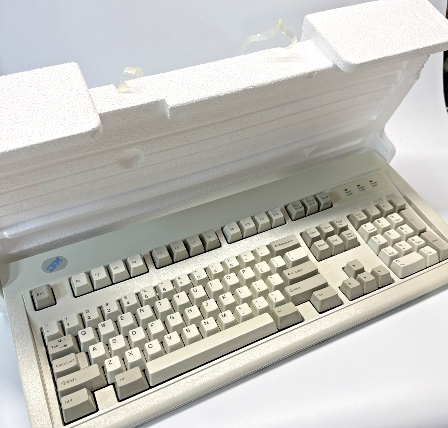 Vintage IBM Keyboard Model M 92G7455 Clicky Mechanical Buckling 1995 Untested