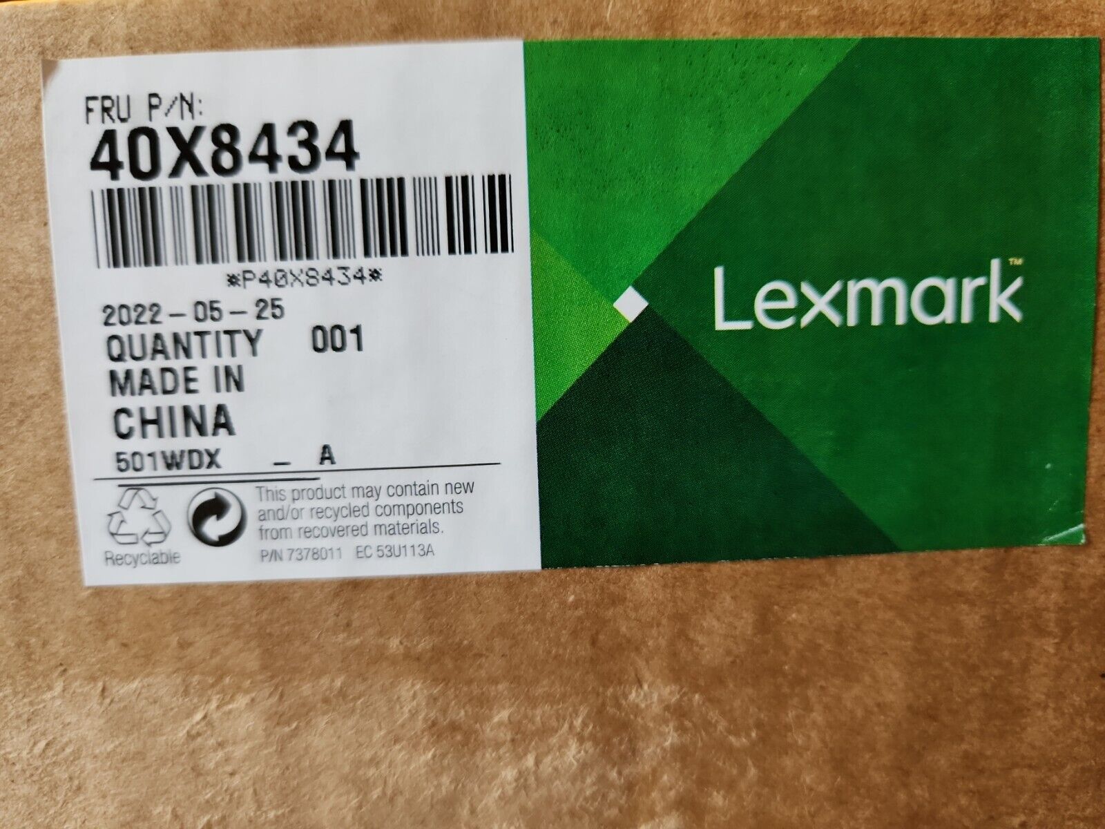 40X8434 Lexmark Genuine OEM Maintenance Kit - New in Factory Sealed Box