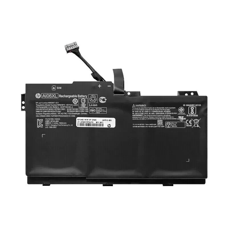 Genuine 96Wh AI06XL Battery for HP ZBook 17 G3 808397-421 808451-001 808451-002 Genuine 96Wh AI06XL Battery for HP ZBook 17 G3 808397-421 808451-001 808451-002