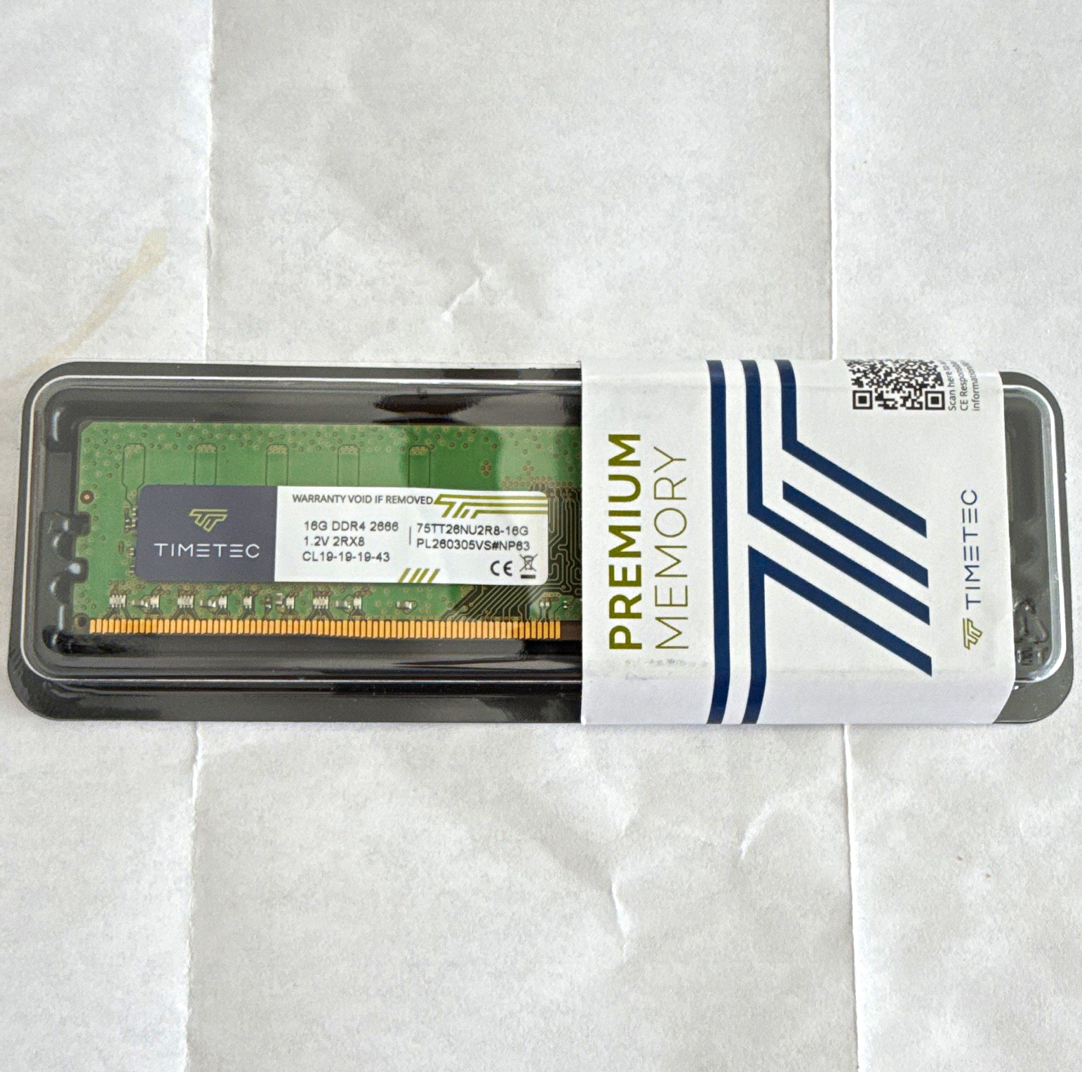 FREE SHIPPING Timetec Premium Memory 16GB DDR4-2666 (1x16GB) Desktop RAM FREE SHIPPING Timetec Premium Memory 16GB DDR4-2666 (1x16GB) Desktop RAM
