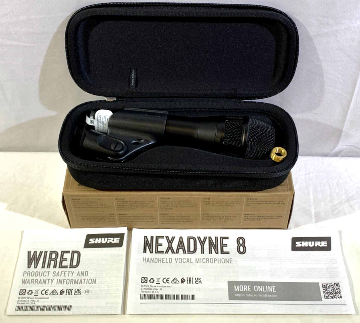 SHURE Nexadyne 8/S Supercardioid Dynamic Vocal Microphone NXN8/S