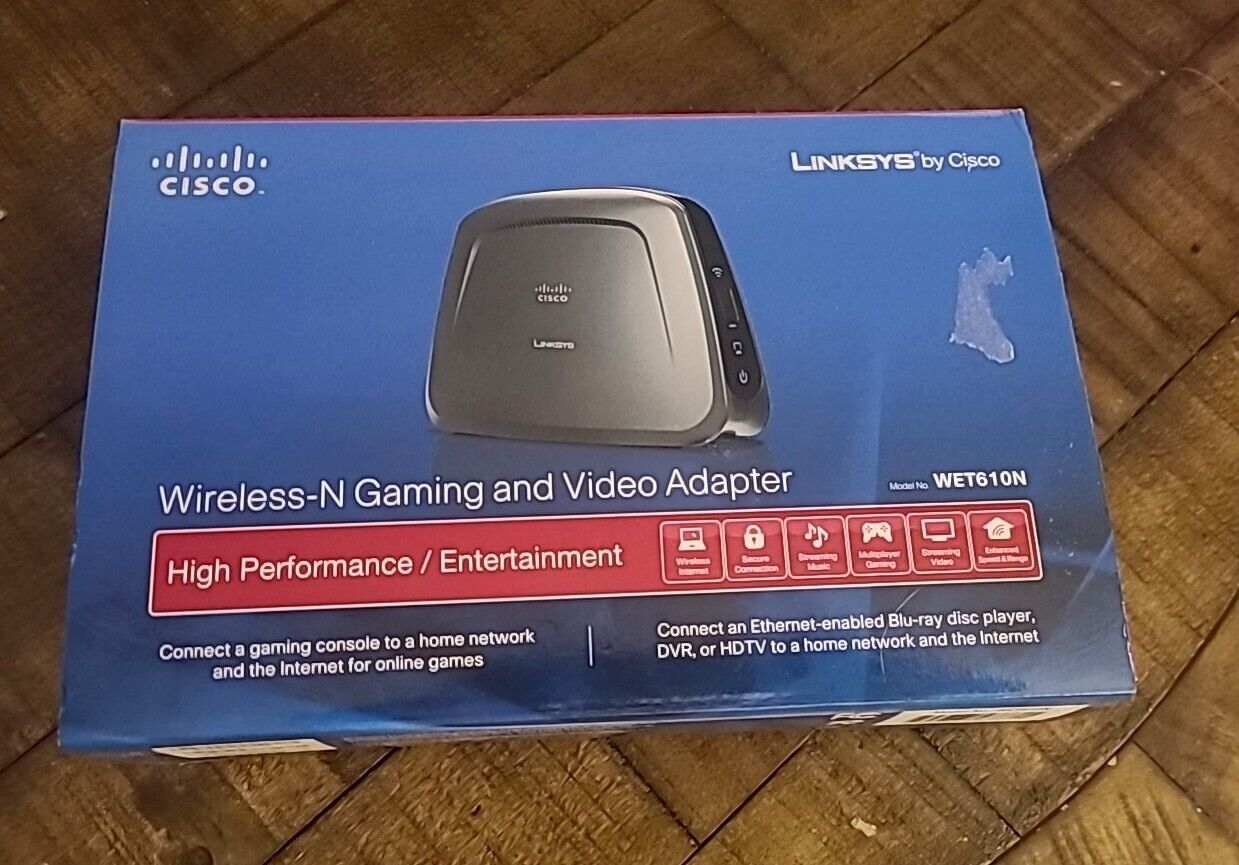 Linksys By Cisco Wireless-N Gaming + Video Adapter