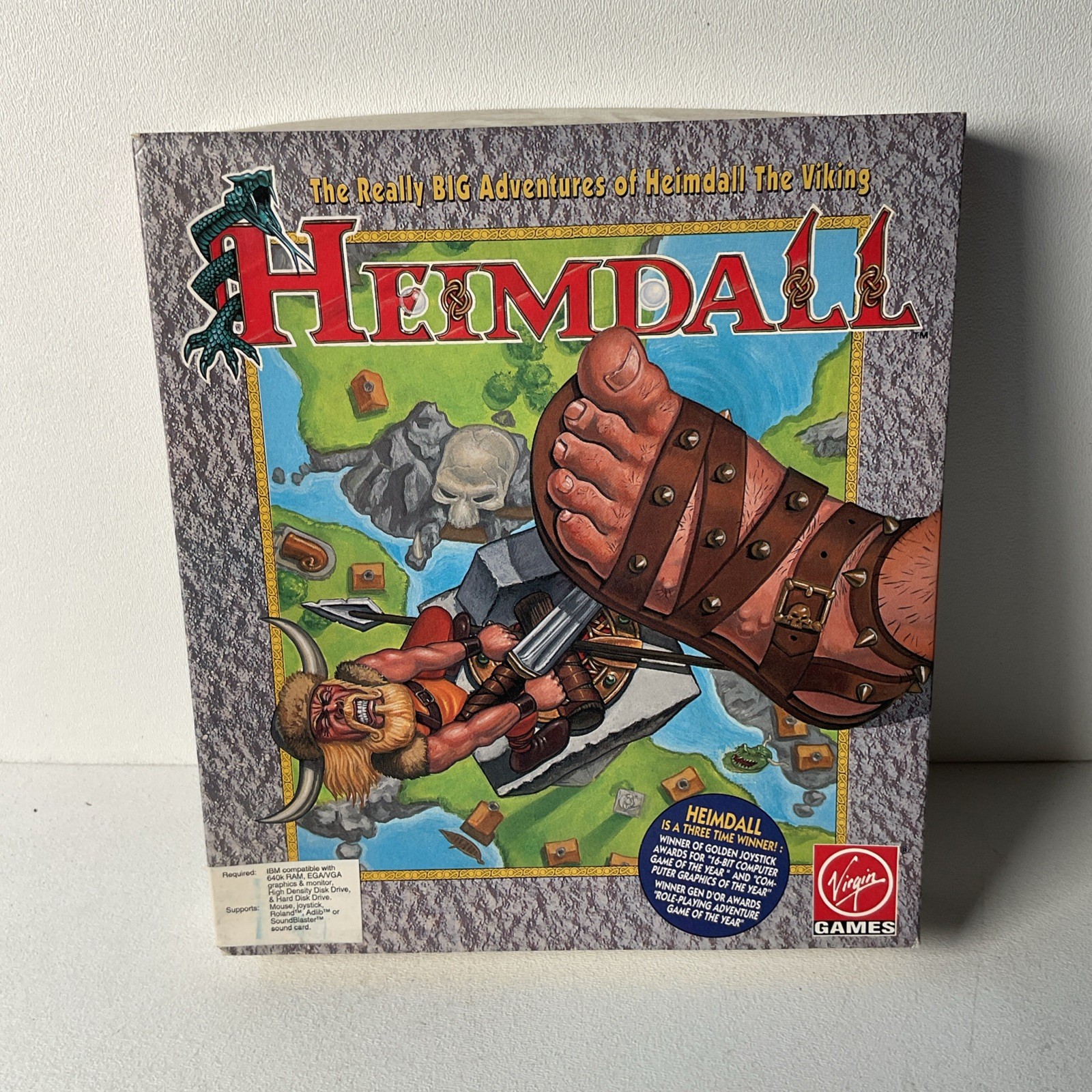 Heimdall- The Really Big Adventures of Heimdall The Viking Big Box IBM 5.25