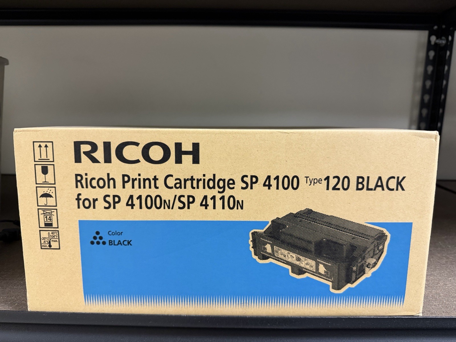 Genuine Ricoh SP 4100 Type 120 Black High Yield Toner Cartridge M889-17 Genuine Ricoh SP 4100 Type 120 Black High Yield Toner Cartridge M889-17